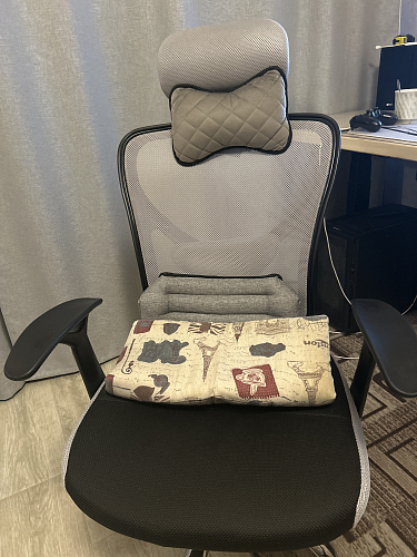 Компьютерное кресло Lody 1 фиолетовое / черное фото покупателя 17